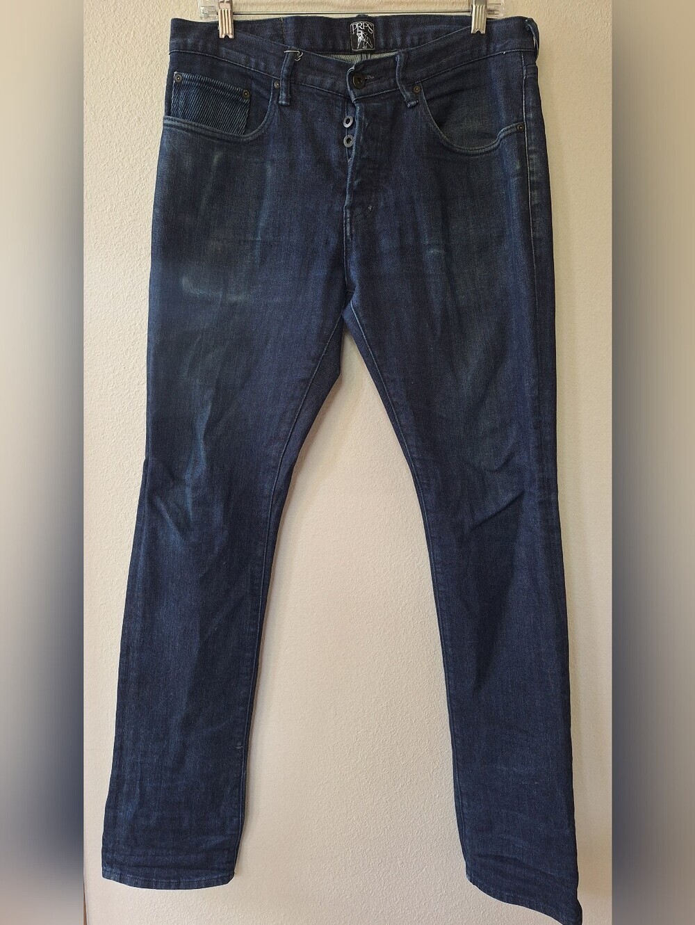 PRPS Demon Jeans Denim Blue Distressed Grunge Mens  32” x 33.5”